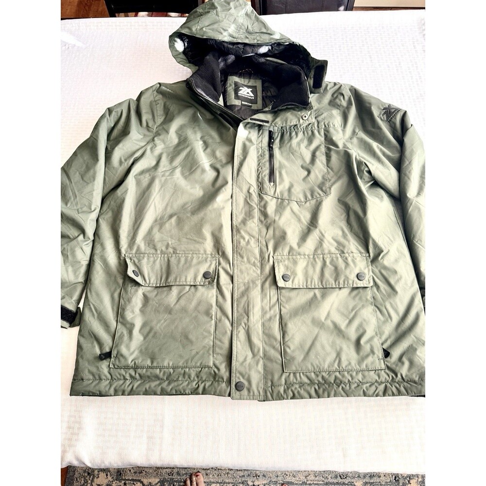 ZeroXposur Juniper Green Hooded Winter Jacket Coat‎ Men’s XL